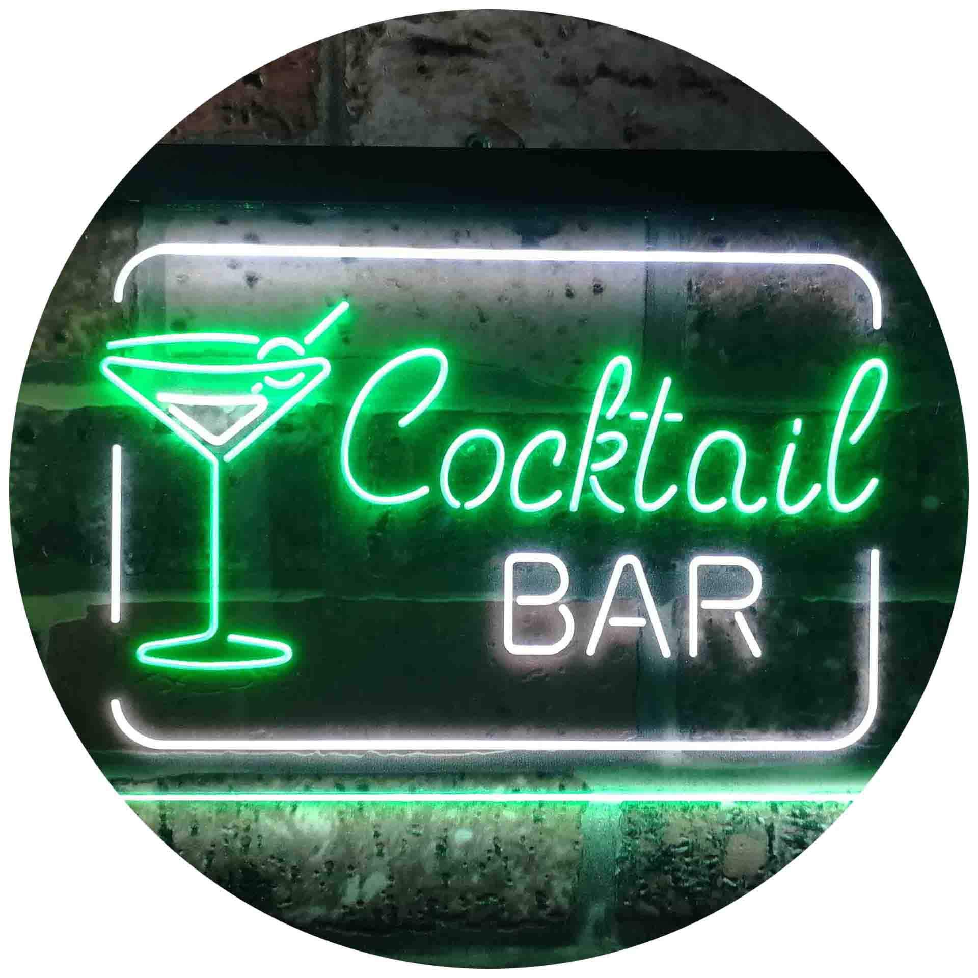 Amazon.co.jp: Cocktail Bar Club Dual Color LED看板 ネオン